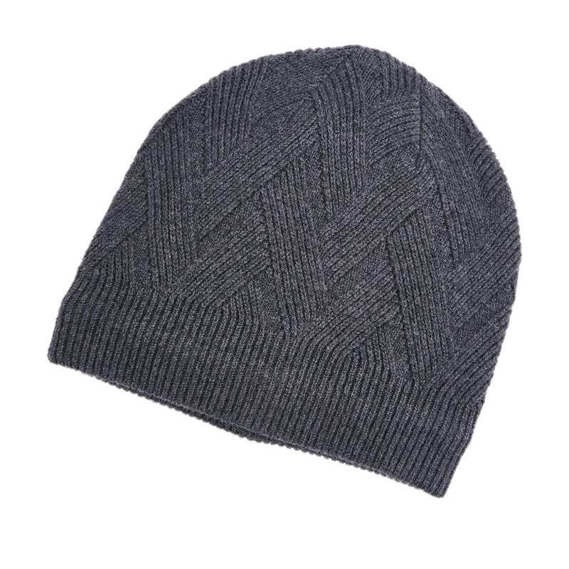 Buycenter Men's Fleece Knitted Hat - Warm Adjustable Winter Accessory - Buy Center US