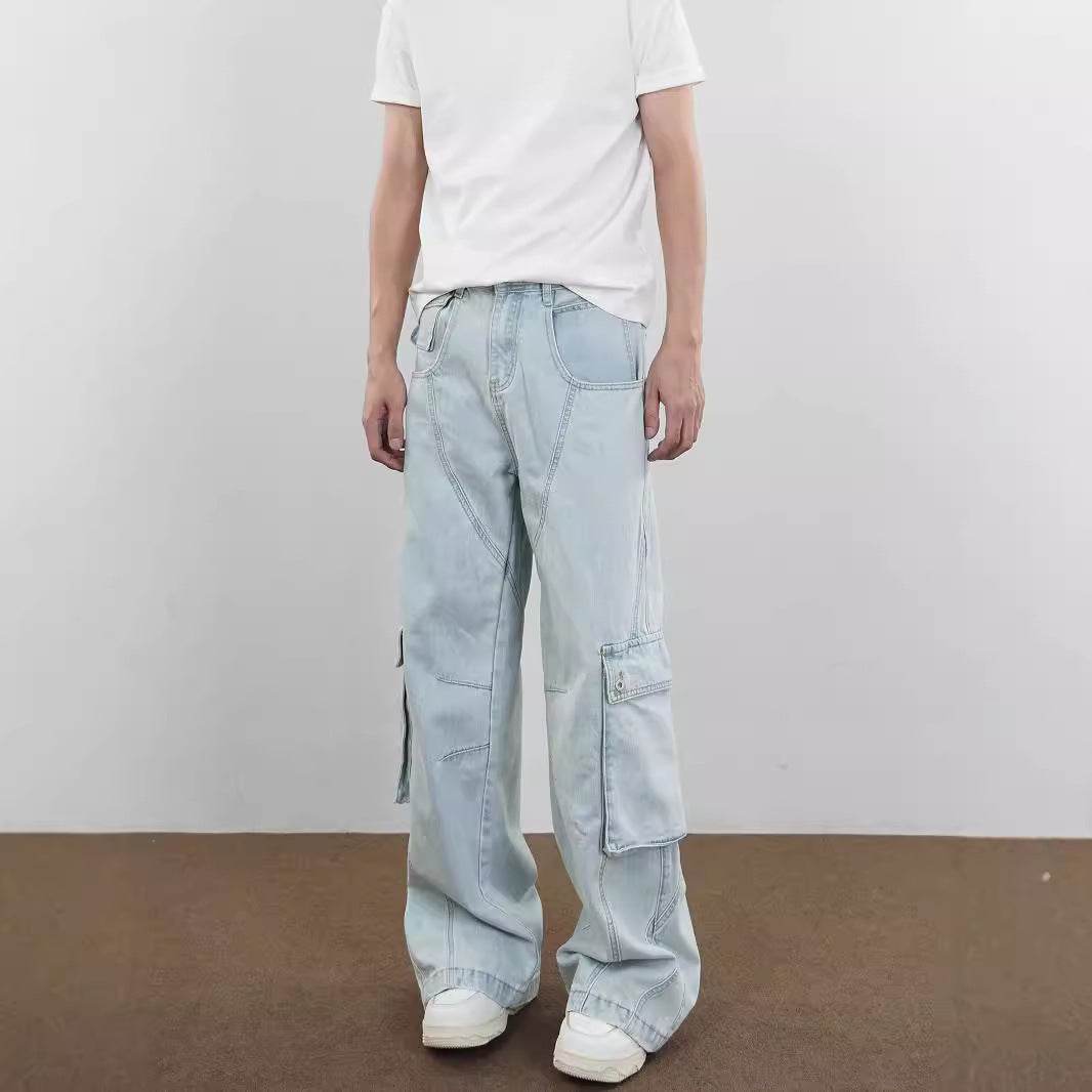 American Retro Gender-Free Casual Pants - Loose Cotton Trousers for All - Buy Center US