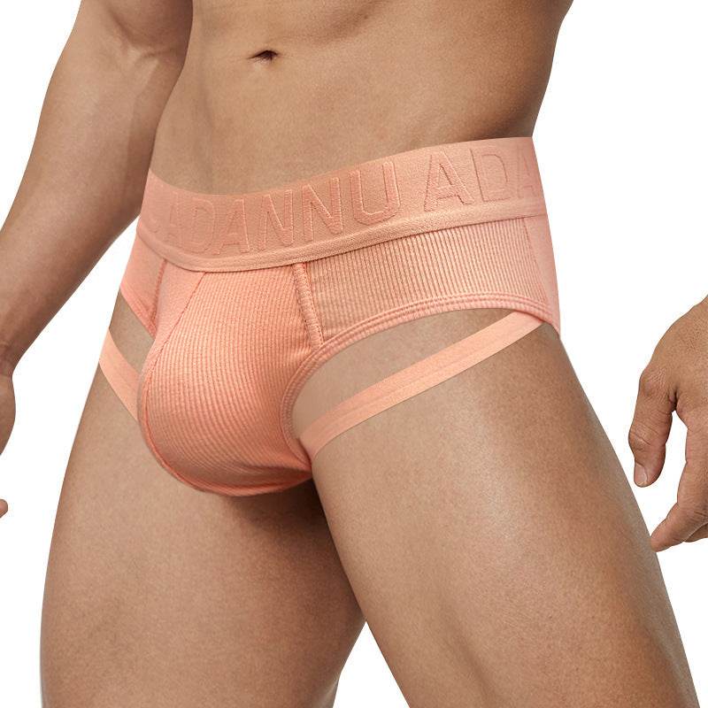 Buycenter Men's Cotton Low Waist Briefs - Breathable Double Strap Style - Buy Center US