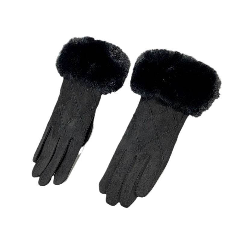 Warm Fleece Lined Touch Screen Gloves - Outdoor Cold-Proof Protection - Buy Center US