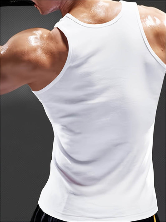 MBD Men's Trendy BALANCE Pattern Vest - Slim Fit Casual Summer Style - Buy Center US