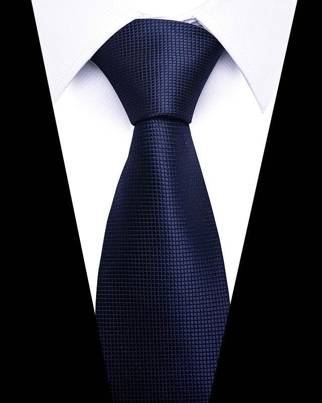 Buycenter 8cm Striped Tie - High-Quality Polyester for Professional Styling - Buy Center US