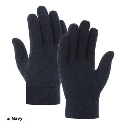 Warm Polar Fleece Gloves - Stylish & Thick for Winter Riding - Buy Center US