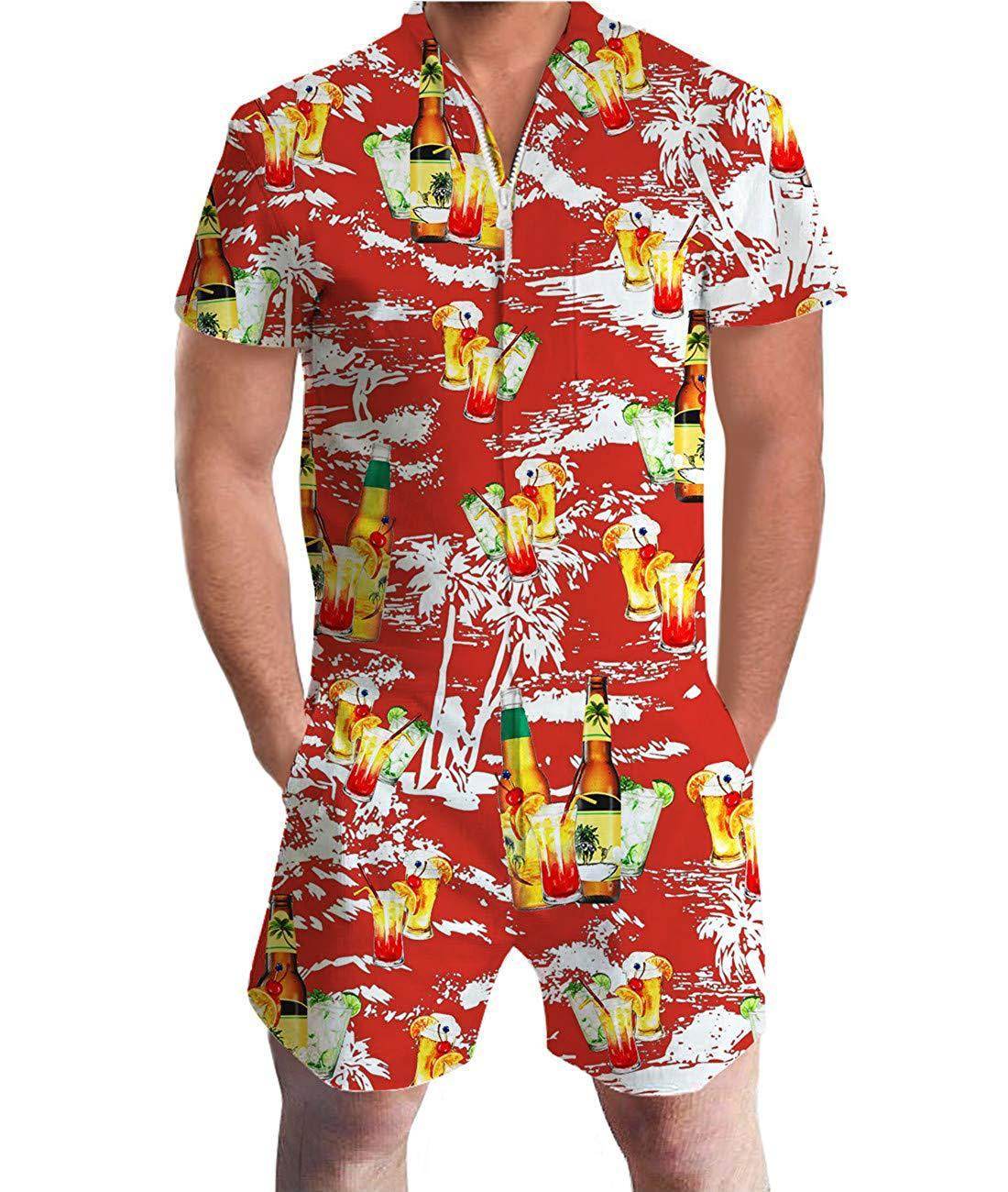 Buycenter Men's Summer Short-Sleeved Suit - European & American Fit - Buy Center US
