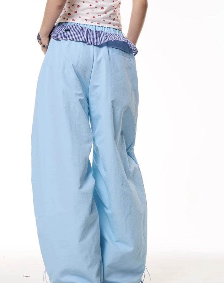 Women's Wide Leg Plaid Pants - Loose Fit, Quick-Drying & Stylish - Buy Center US