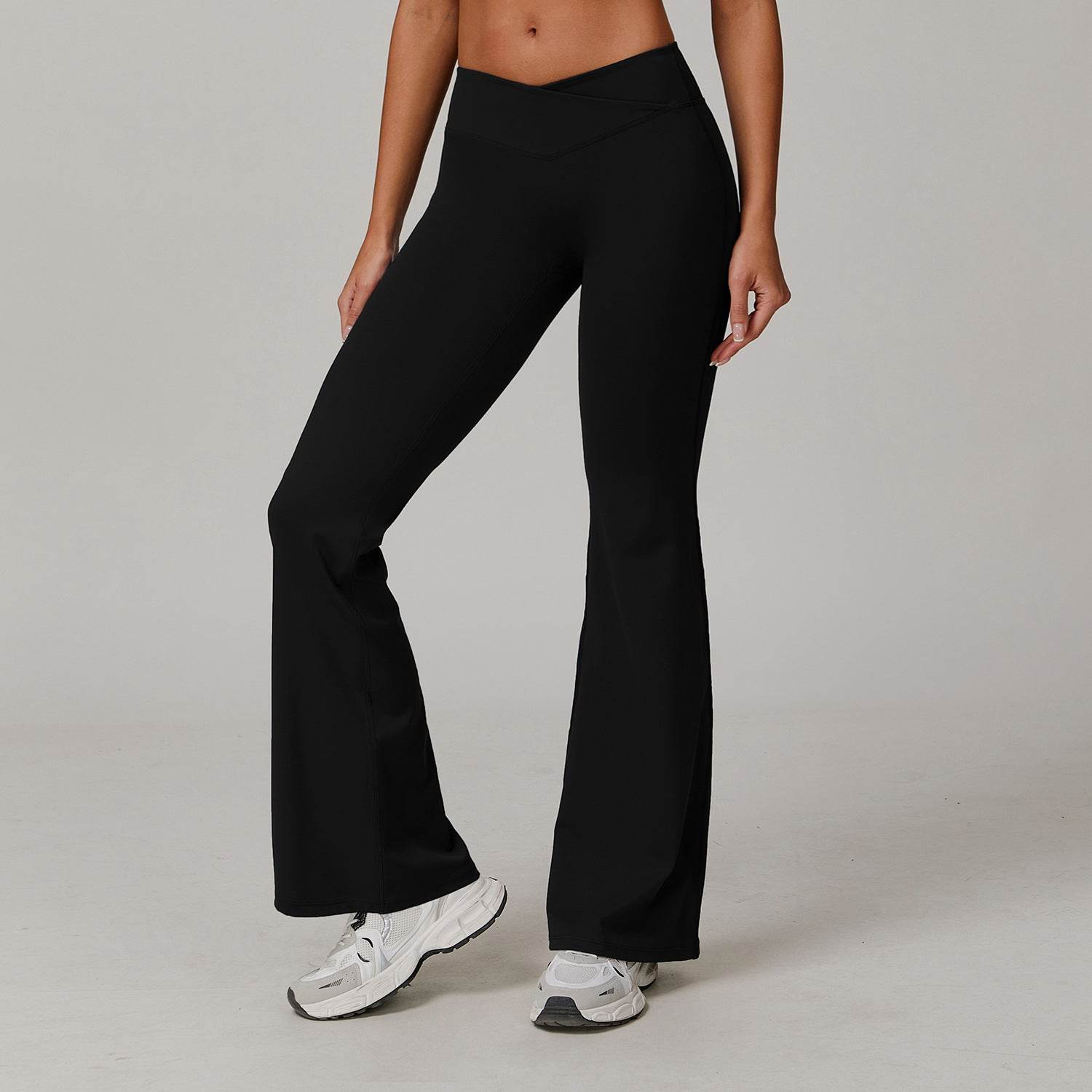 Women's High Waist Bell-Bottom Pants - Versatile Sport & Leisure Fit - Buy Center US