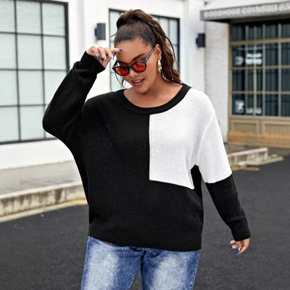 Plus Size Women's Sweater - Distressed Loose Fit, Available in 1XL to 4XL - Buy Center US