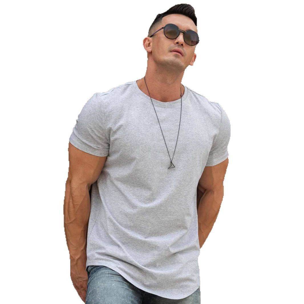 Men's Casual Sports T-Shirt - Short Sleeve Cotton Fitness Tee - Buy Center US