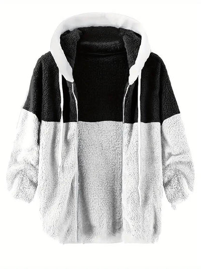 Buycenter Men's Fleece Thermal Jacket - Double-sided, Loose Fit, Regular Length - Buy Center US