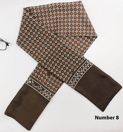 Buycenter Men's Silk Cashmere Scarf - High-End Warmth for All Seasons - Buy Center US