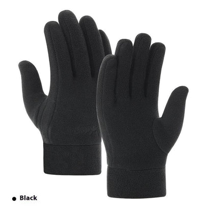 Warm Polar Fleece Gloves - Stylish & Thick for Winter Riding - Buy Center US