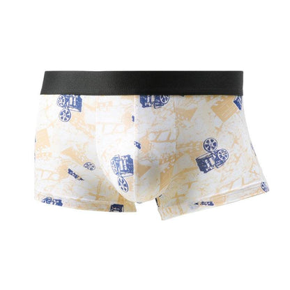 Buycenter Men's Ice Silk Underwear - Breathable, Traceless Summer Shorts - Buy Center US