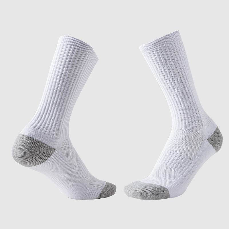 Solid Color Non-Slip Football Socks - Shock-Absorbing and Wear-Resistant - Buy Center US