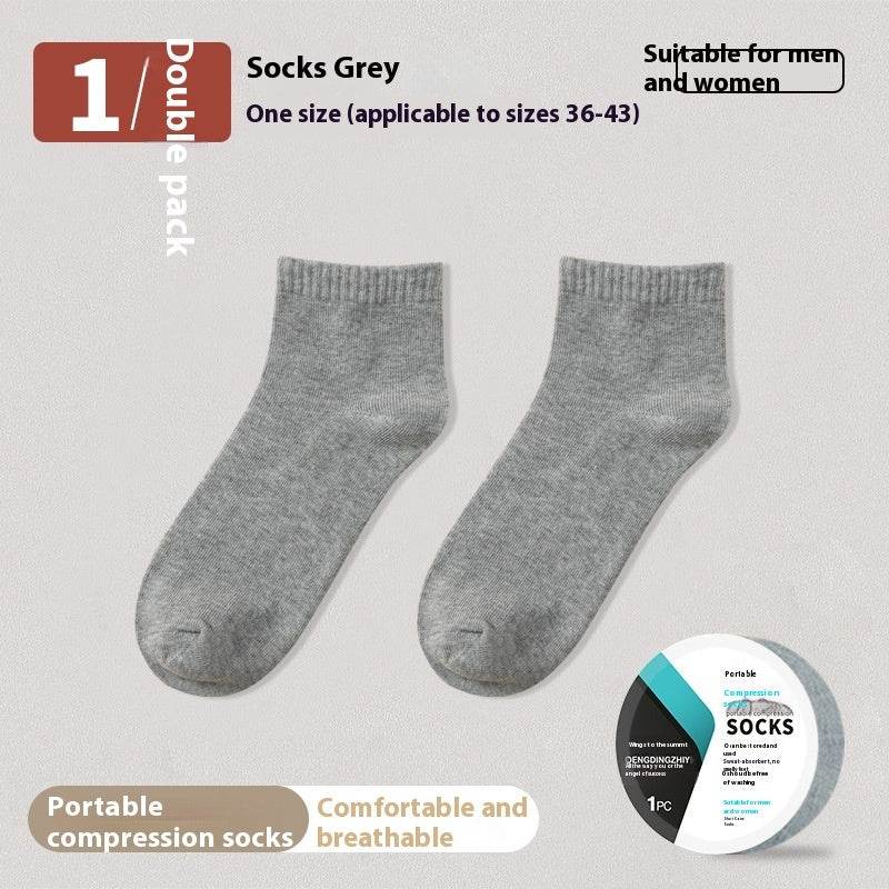 Buycenter Disposable Compression Socks - Mid-Calf, Sweat-Absorbing & Deodorant - Buy Center US