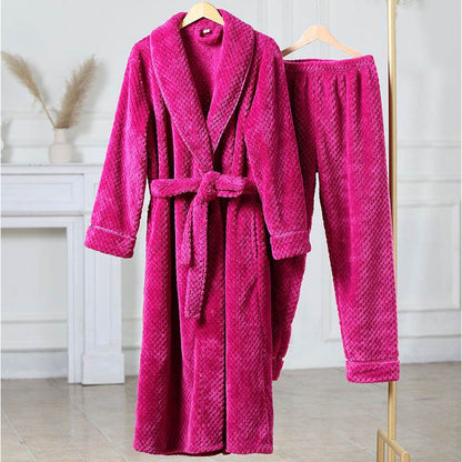 Buycenter Flannel Thermal Pajamas - Comfortable, Casual Sleepwear for Women - Buy Center US