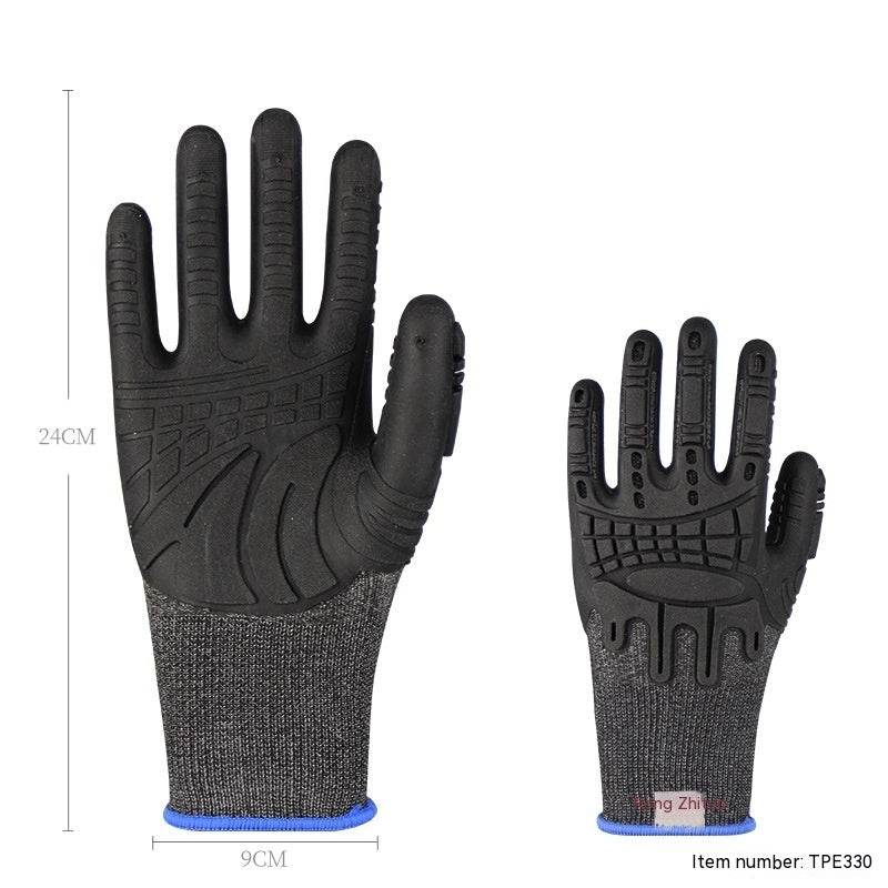 Buycenter TPE Rubber Gloves - Soft, Breathable & Non-Slip for Work - Buy Center US