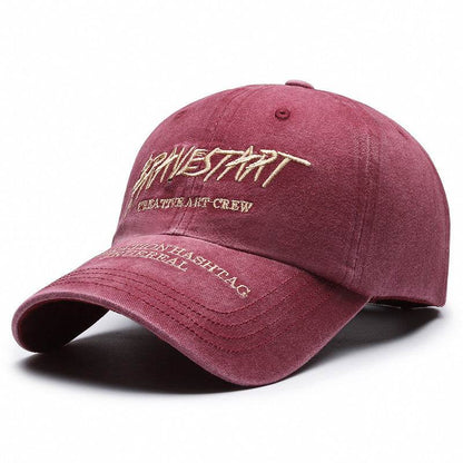 Faded Washed Distressed Baseball Cap - Adjustable Cotton, Retro Style - Buy Center US