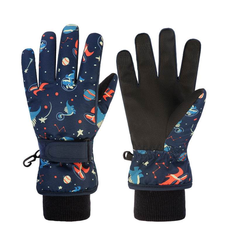 Buycenter Children's Skiing Gloves - Thickened Fleece for Maximum Warmth - Buy Center US