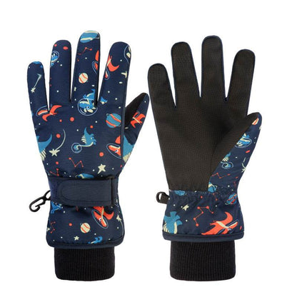 Buycenter Children's Skiing Gloves - Thickened Fleece for Maximum Warmth - Buy Center US