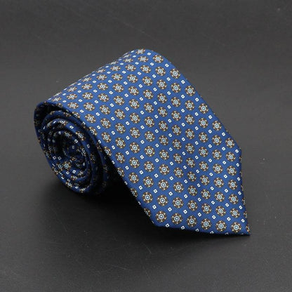Buycenter Super Soft Silk Ties - 75mm Bohemian Necktie for Men - Buy Center US