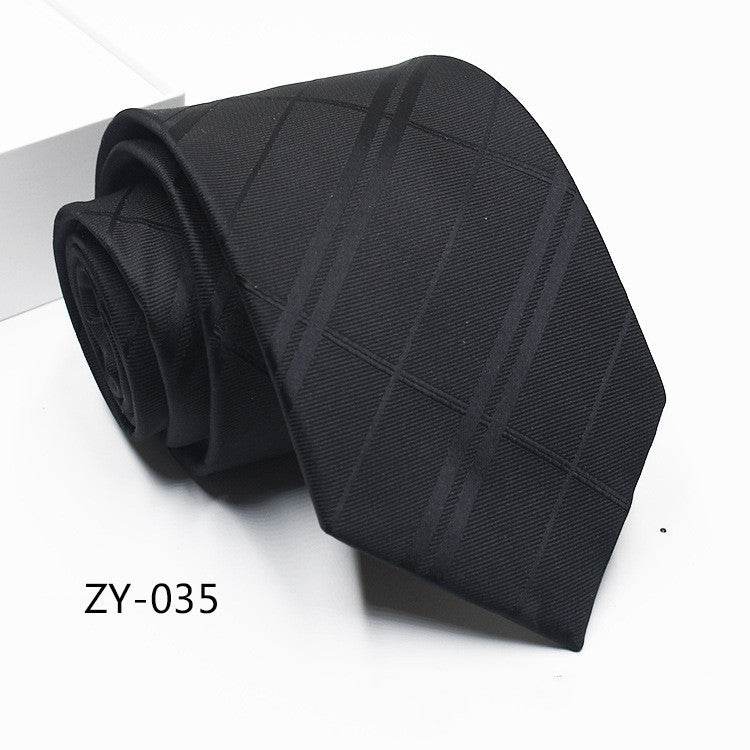 Buycenter Men's 1200D Striped Tie - Elegant Jacquard Style, Various Colors - Buy Center US