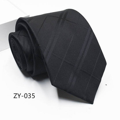 Buycenter Men's 1200D Striped Tie - Elegant Jacquard Style, Various Colors - Buy Center US