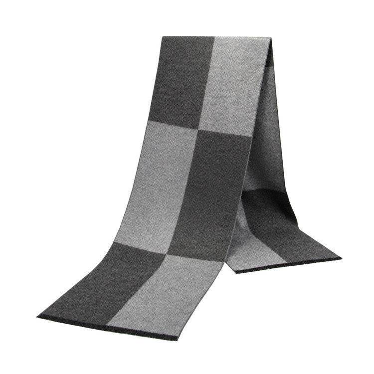 Buycenter Men's Warm Plaid Scarf - Stylish Imitation Cashmere for Winter - Buy Center US