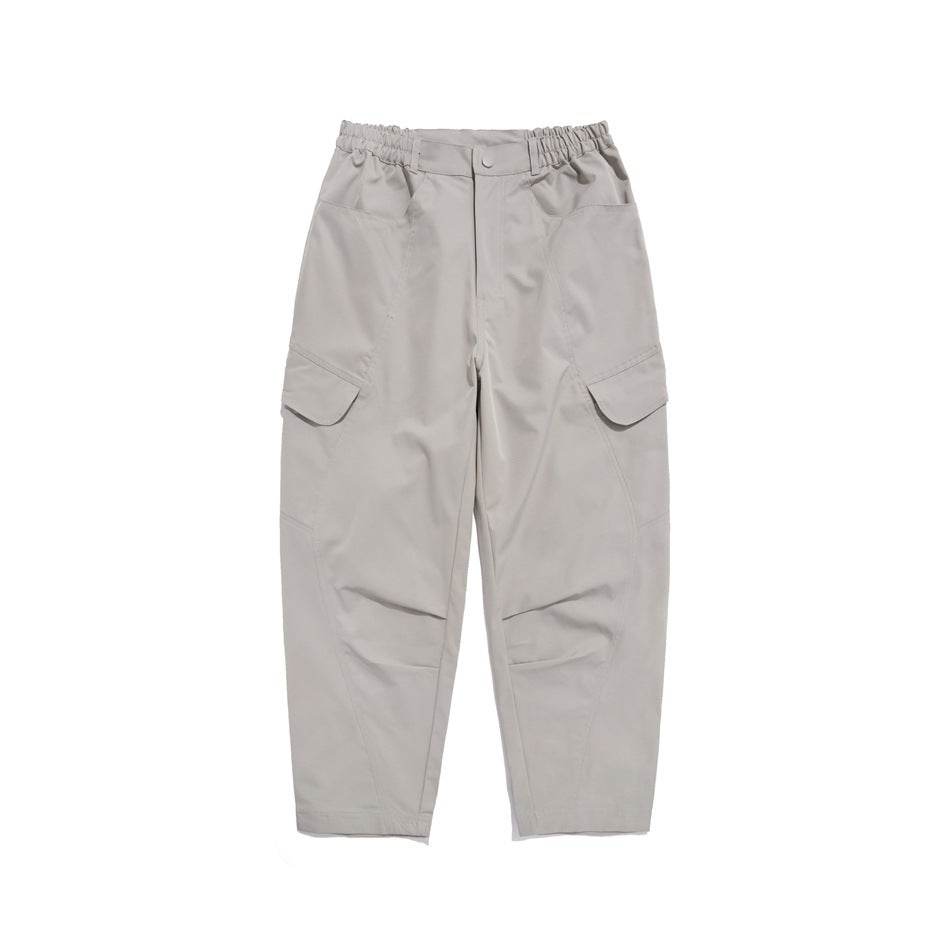 Buycenter Men's Leisure Cargo Trousers - Chemical Fiber Blend, Straight Fit - Buy Center US