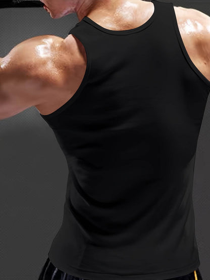 MBD Men's Eiffel Tower Graphic Tank Top - Slim Fit, Breathable Gym Vest - Buy Center US