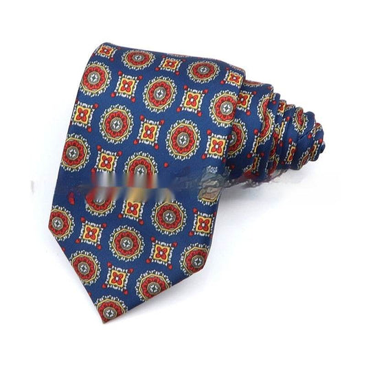 Buycenter Men's Printed Polyester Tie - Stylish Workplace Bow Tie - Buy Center US