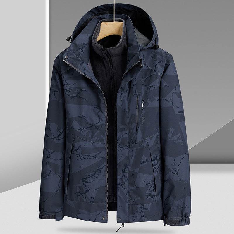 Buycenter 3-in-1 Camouflage Coat - Waterproof & Warm for Outdoor Activities - Buy Center US