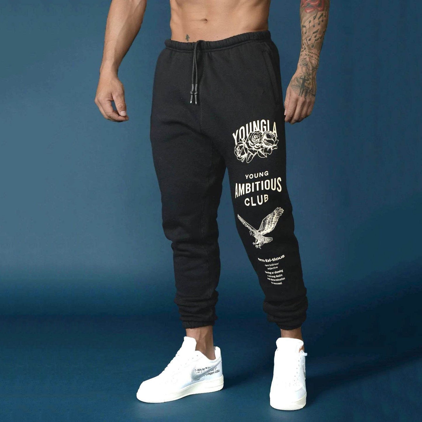 Men's Slimming Fashion Pants - Comfortable Cotton Casual Wear for All Seasons - Buy Center US