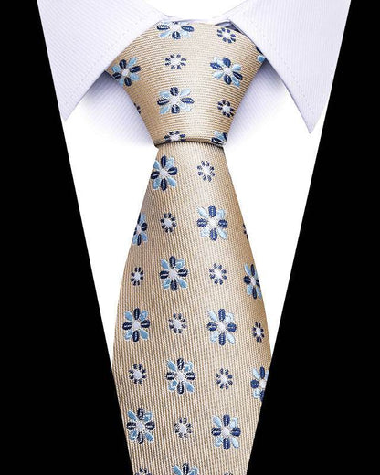 Buycenter 8cm Striped Tie - High-Quality Polyester for Professional Styling - Buy Center US