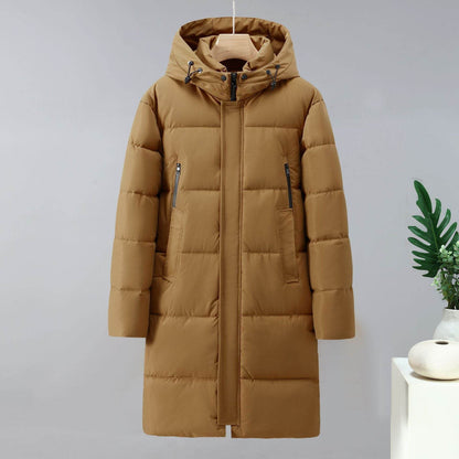 Buycenter Outdoor Windproof Men's Coat - Thickened Mid-Length Design - Buy Center US