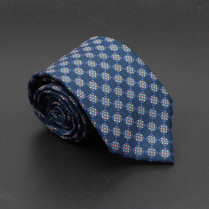 Buycenter Super Soft Silk Ties - 75mm Bohemian Necktie for Men - Buy Center US