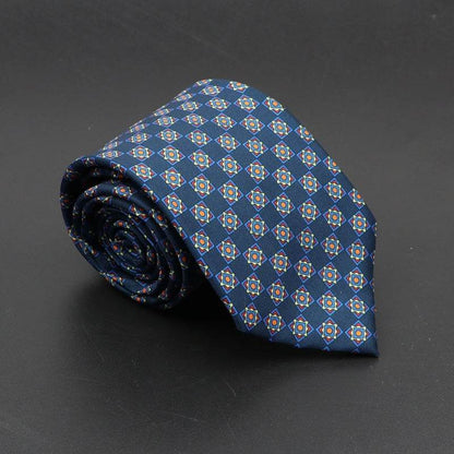 Buycenter Super Soft Silk Ties - 75mm Bohemian Necktie for Men - Buy Center US