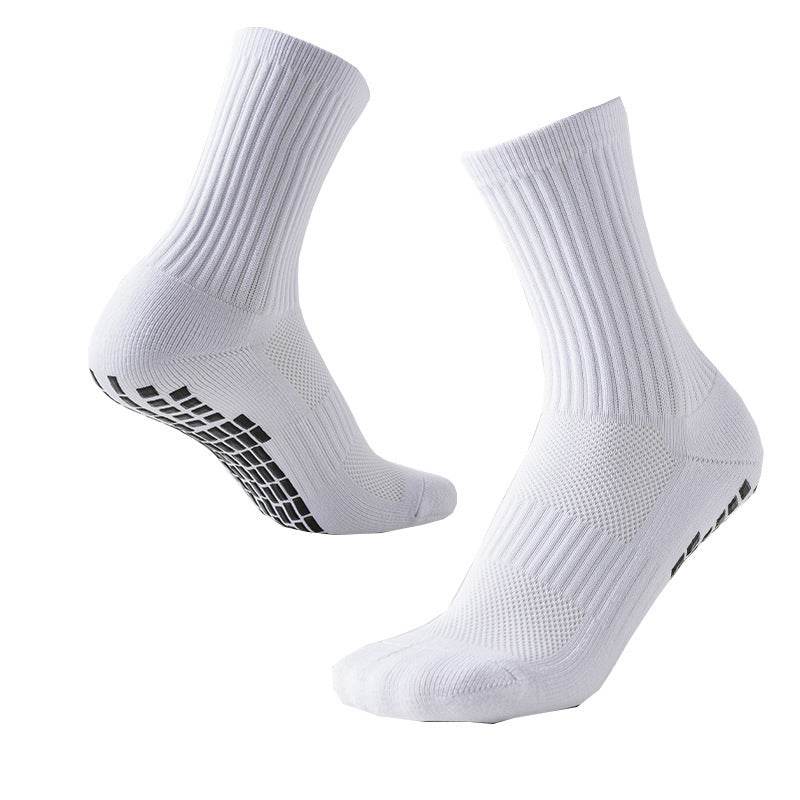 Solid Color Non-Slip Football Socks - Shock-Absorbing and Wear-Resistant - Buy Center US