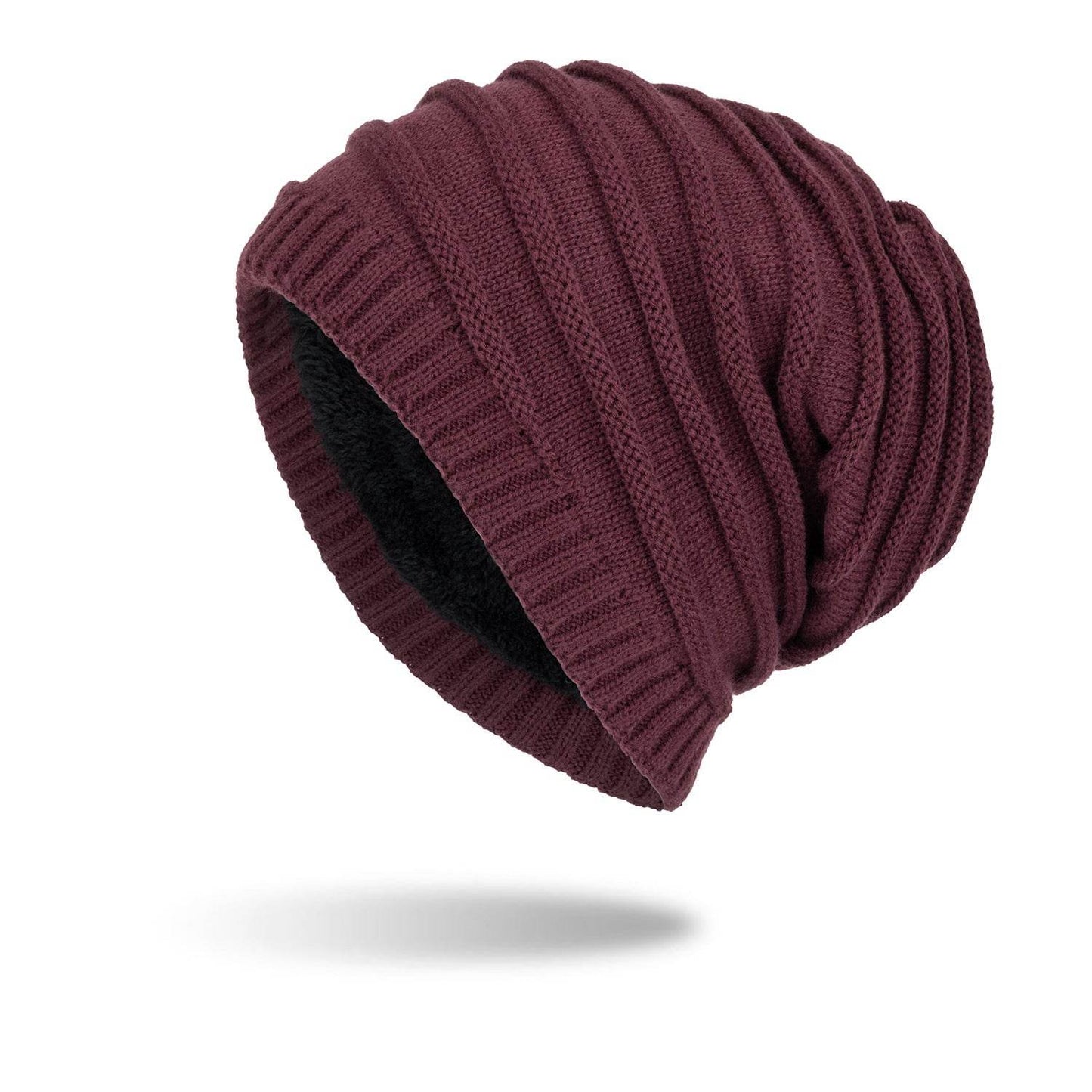 Buycenter Men's Warm Wool Knit Sweater Hat - Outdoor Ear Guards - Buy Center US