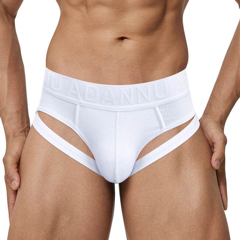 Buycenter Men's Cotton Low Waist Briefs - Breathable Double Strap Style - Buy Center US