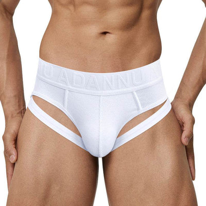 Buycenter Men's Cotton Low Waist Briefs - Breathable Double Strap Style - Buy Center US