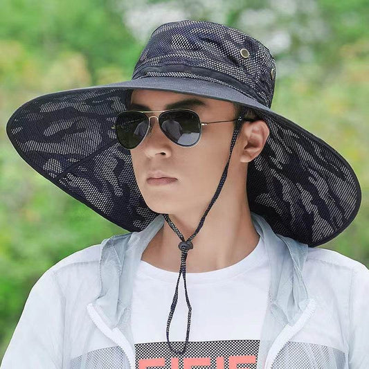 Men's Fisherman Mountaineering Sun Hat - Breathable, Windproof, Camouflage - Buy Center US