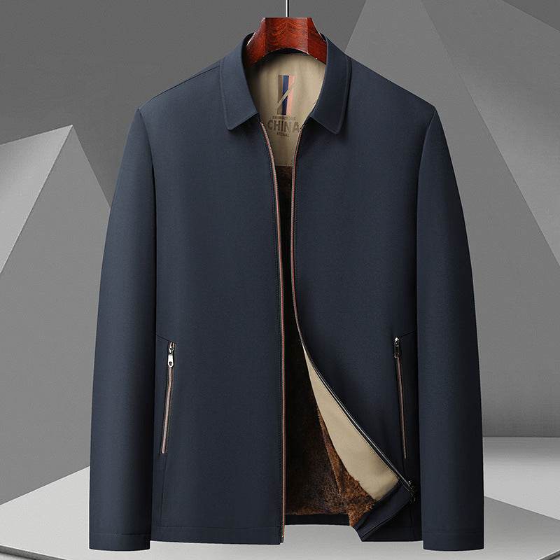 Buycenter Men's Fleece Padded Jacket - Stylish Leisurewear for Fall/Winter - Buy Center US