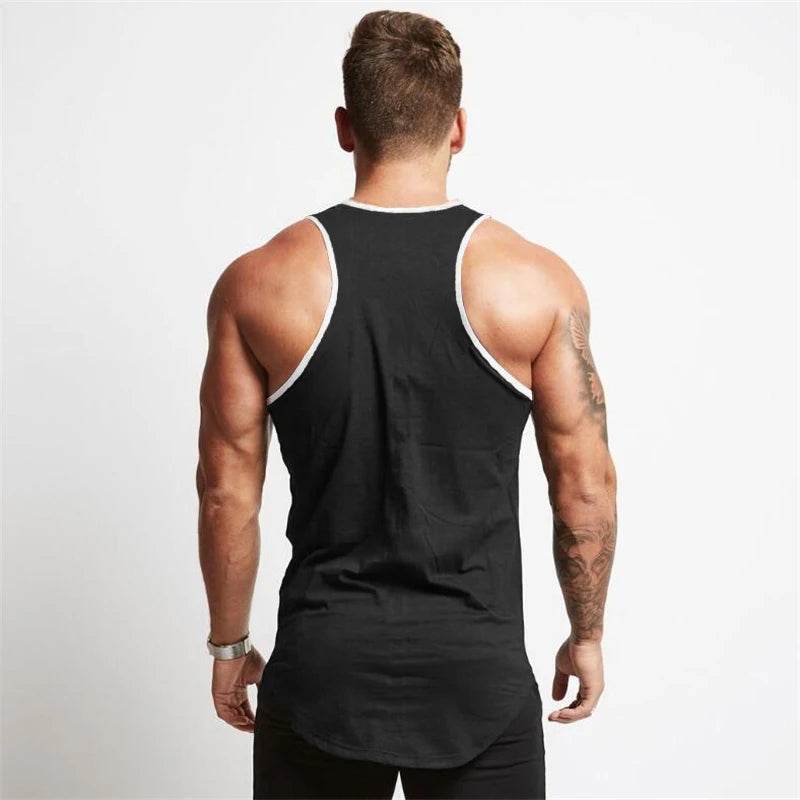 GYM WARRIORS Men's Cotton Bodybuilding Stringer Tank Top - Casual Summer Fit - Buy Center US