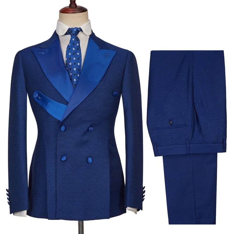iLoveWedding Slim Formal Suit for Men - Custom Blazer & Pant Set - Buy Center US