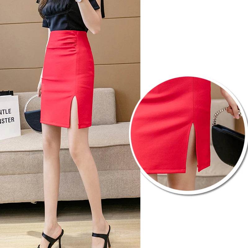 YEAE Summer High Waist Mini Pencil Skirt - Slim Fit for Office - Buy Center US