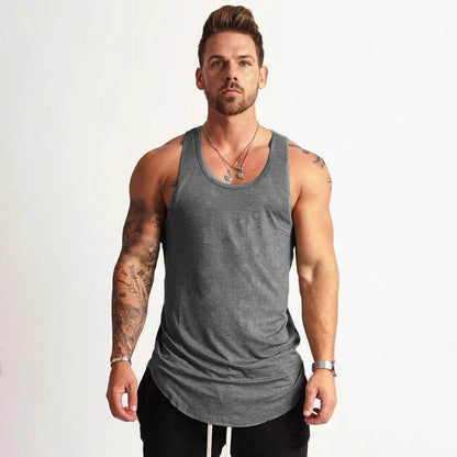 GYM WARRIORS Men's Cotton Bodybuilding Stringer Tank Top - Casual Summer Fit - Buy Center US