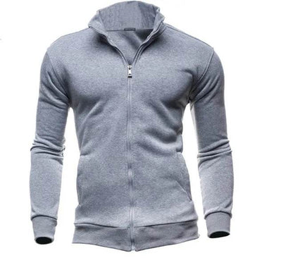 MRMT Men's Stand-Up Collar Jacket - Casual Hoodless Zipper Coat - Buy Center US