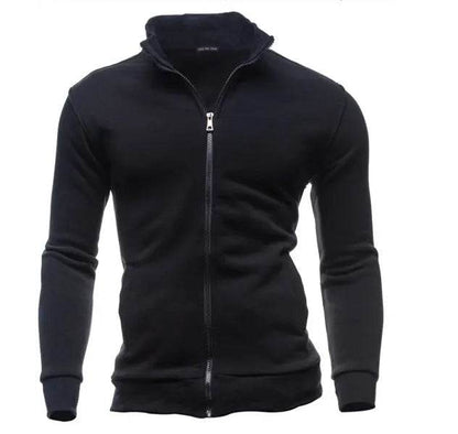MRMT Men's Stand-Up Collar Jacket - Casual Hoodless Zipper Coat - Buy Center US