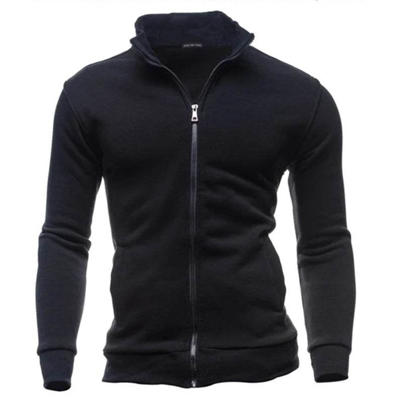 MRMT Men's Stand-Up Collar Jacket - Casual Hoodless Zipper Coat - Buy Center US