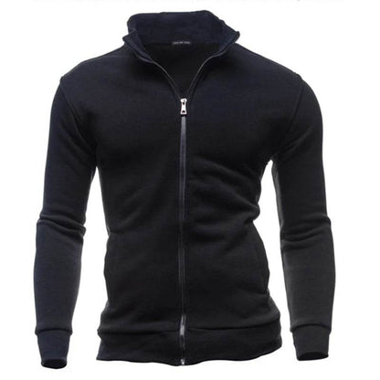 MRMT Men's Stand-Up Collar Jacket - Casual Hoodless Zipper Coat - Buy Center US